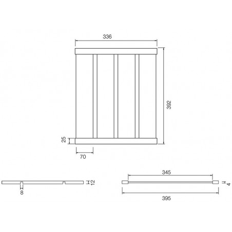 Suport scurgator Schock inox 39,2 cm-01