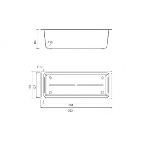 Vas perforat Schock 39,3 x 15,3 x 10,9 cm-01