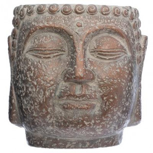 Ghiveci Cap Buddha H17,5 cm Maro