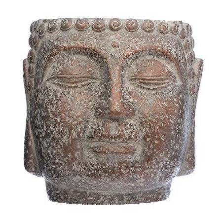 Ghiveci Cap Buddha H17,5 cm Maro-01