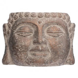 Ghiveci Cap Buddha H9 cm Maro