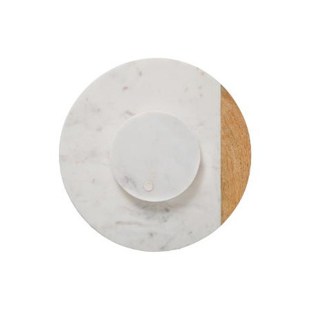 Platou Rotativ Wood Marble-01