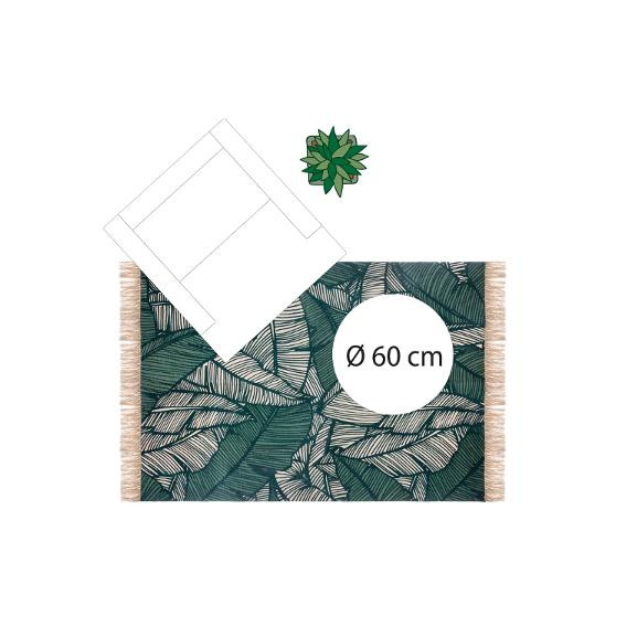 Covor Jungle Verde 120 X 170 cm