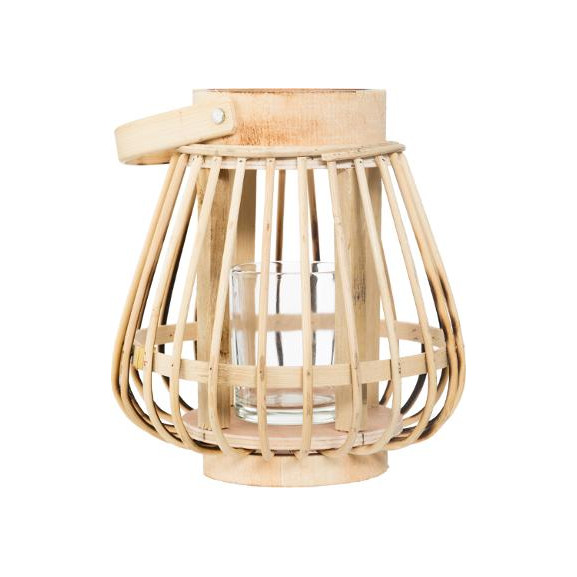 Felinar Metal & Wood H31,5 cm