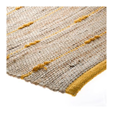 Covor Iuta Stripes Galben 60 X 90 cm-01