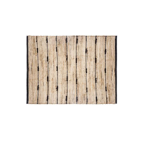 Covor Iuta Stripes Negru 60 X 90 cm