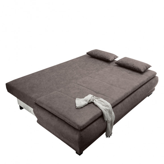 Canapea extensibila sofia lux, cu lada, espresso