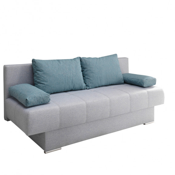 Canapea Extensibila Suzy Albastru, 196 X 92 X 86 Cm Canapele extensibile & fixe