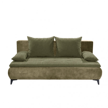 Canapea Extensibila Zita, Olive, 202 x 94 x 104 cm-01