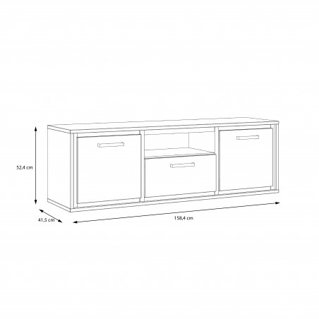 Comoda Tv Rigmor, 158,4 x 52,4 x 41,5 cm-01