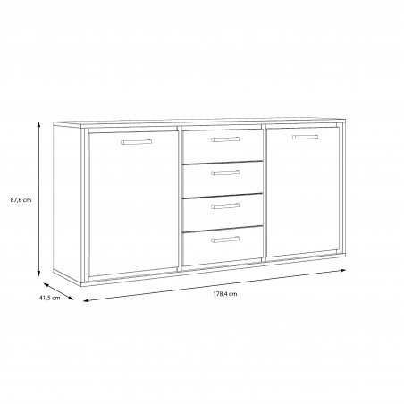Bufet Rigmor, 178,4 x 87,6 x 41,5 cm-01