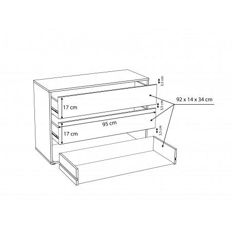 Comoda Interior Dulap Olivier, 98,7 x 39,6 x 70,6 cm-01