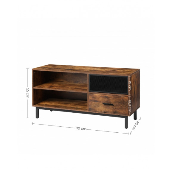 Poza Stand Tv Vintage, Maro, 110 x 40 x 55 cm