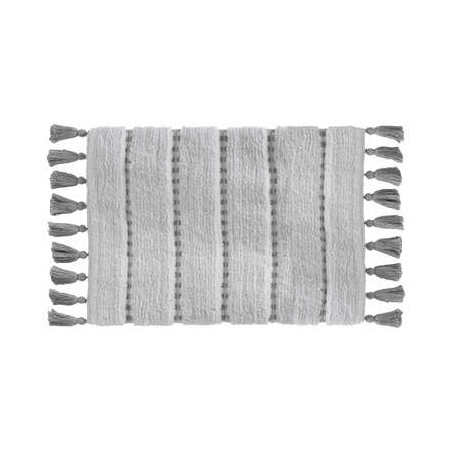 Covoras baie Pompom Gri, 50 x 75 cm-01