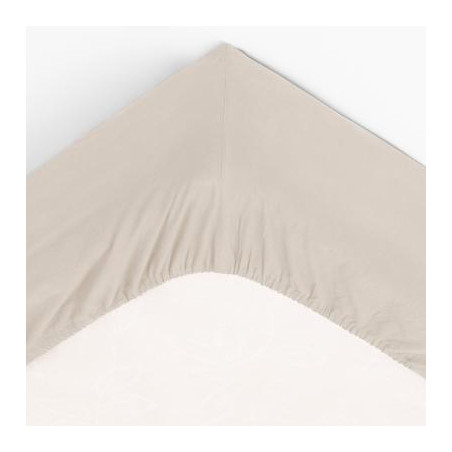 Cearsaf elastic, Ivory, 160 x 200 cm-01