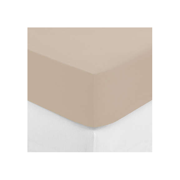 Poze Cearsaf elastic Bej, 160 x 200 cm