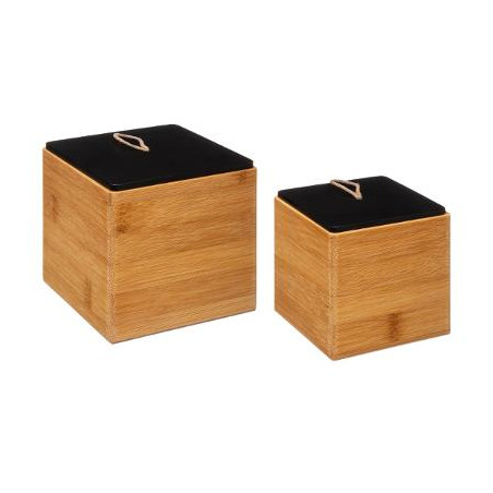 Set 2 Buc Cutii Depozitare Bamboo-01