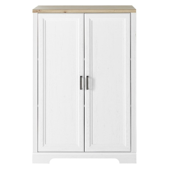 Comoda Jasmin, 2 Usi, Alb, 86 Cm Alb