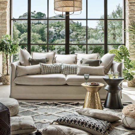 Canapea 3L Odion, Bej, 210 x 104 x 78 cm-01
