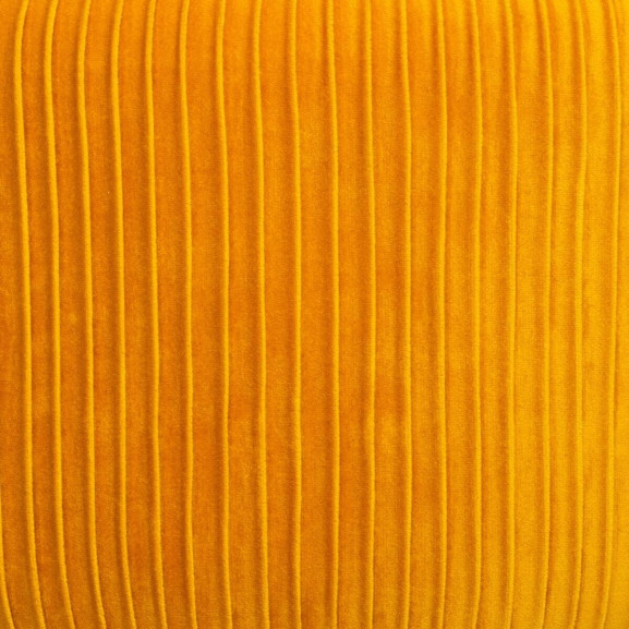 Taburet Solario, Galben Velvet, 35 x 42 cm