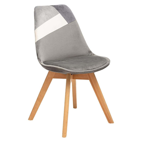 Poze Scaun Boris, Gri, 48,5 x 55 x 81,5 cm