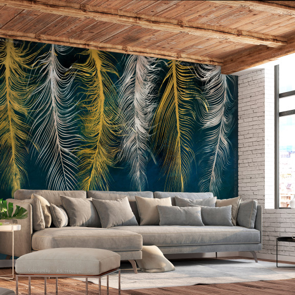 Poze Fototapet Gilded Feathers