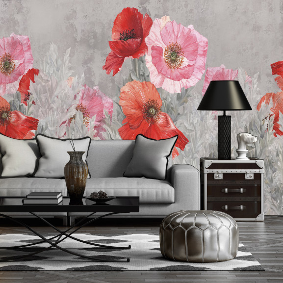 Poze Fototapet Gray Meadow
