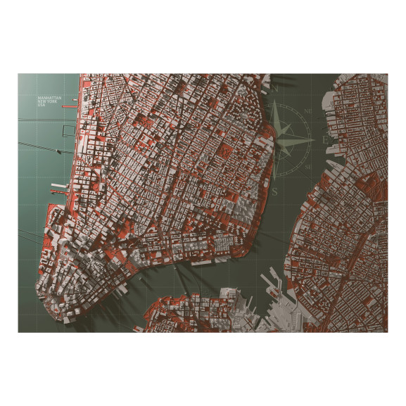 Fototapet Let's Meet In Manhattan