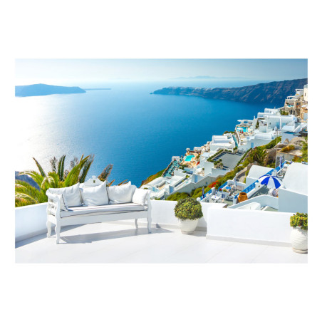 Fototapet View on Santorini-01