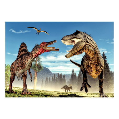 Fototapet Fighting Dinosaurs-01