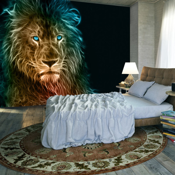 Fototapet autoadeziv Abstract lion
