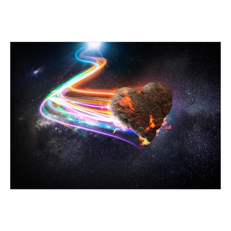 Fototapet autoadeziv Love Meteorite (Colourful)-01