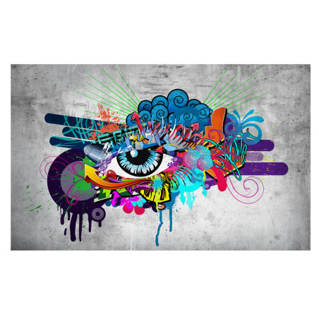 Fototapet autoadeziv Graffiti eye-01