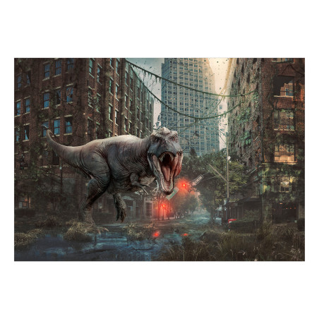 Fototapet autoadeziv Dinosaur in the City-01