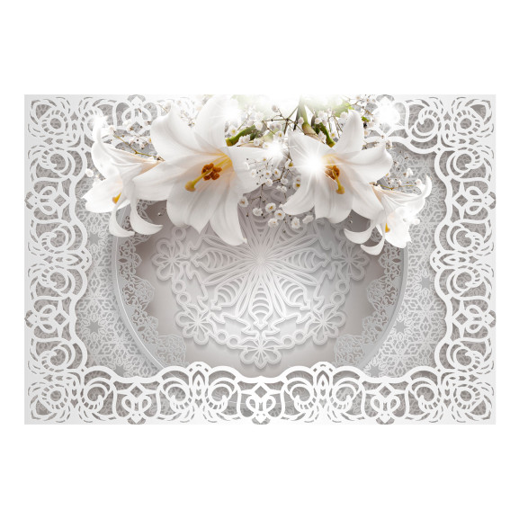 Fototapet autoadeziv Lilies and Ornaments