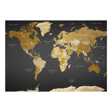 Fototapet autoadeziv World Map: Modern Geography-01