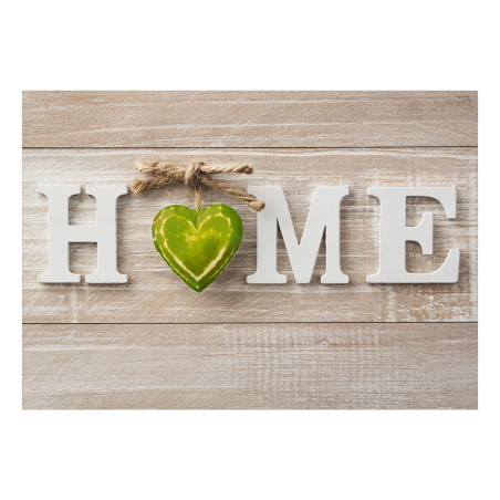 Fototapet autoadeziv Home Heart (Green)-01