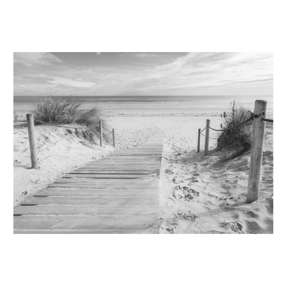 Poza Fototapet autoadeziv On the beach black and white