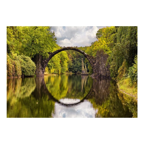 Fototapet autoadeziv Devil's Bridge in Kromlau,Germany