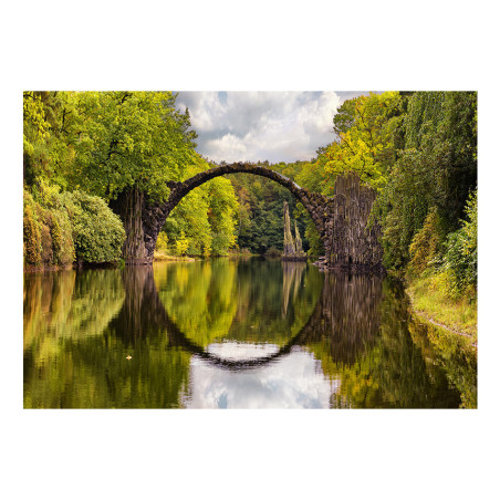 Fototapet autoadeziv Devil's Bridge in Kromlau,Germany-01