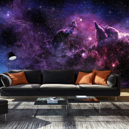 Fototapet autoadeziv Purple Nebula-01