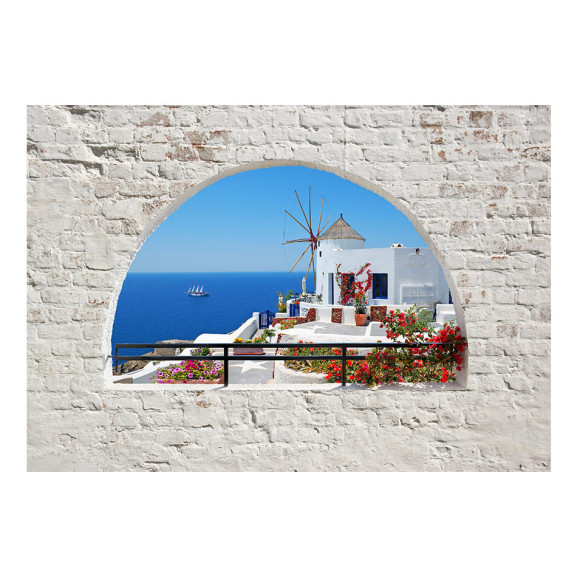 Fototapet autoadeziv summer in santorini