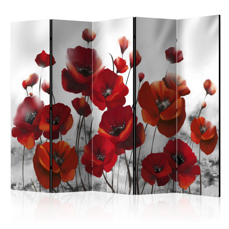 Paravan Poppies in the Moonlight II 225 x 172 cm-01