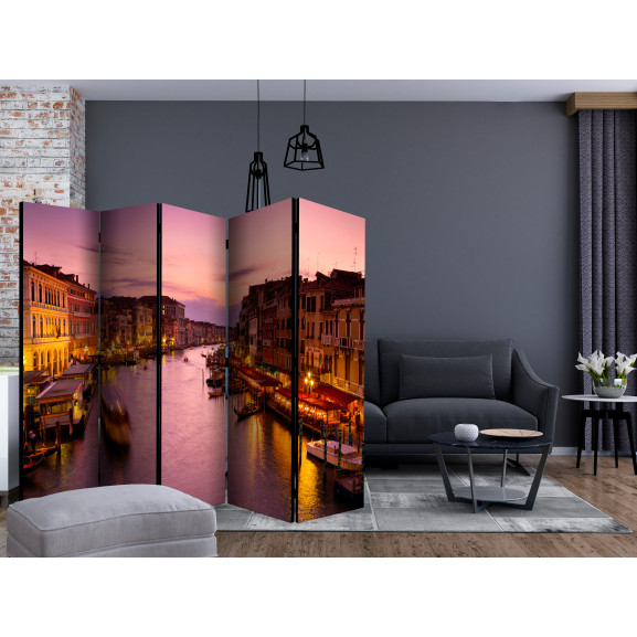Paravan City of lovers, Venice by night II [Room Dividers]