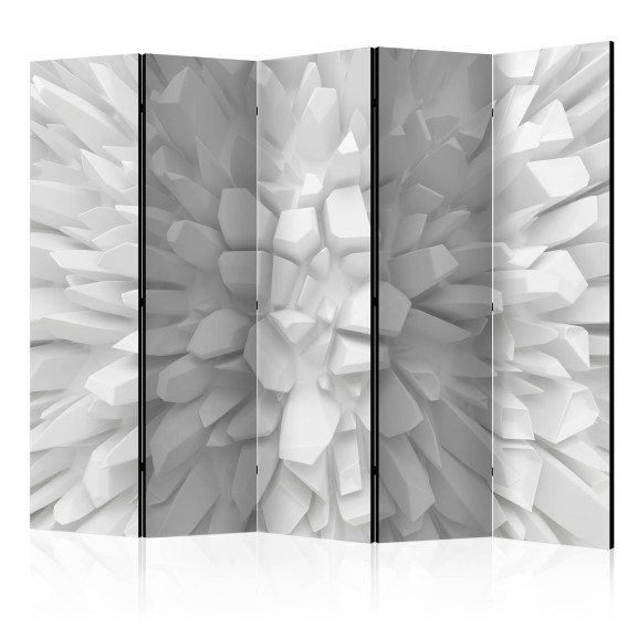 Paravan White dahlia II 225 x 172 cm