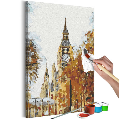 Pictatul pentru recreere Autumn in London 40 x 60 cm-01