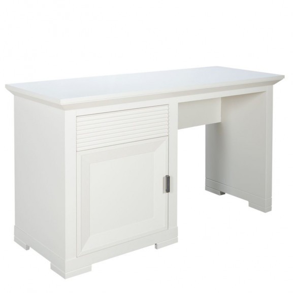 Masa Toaleta Cu 1 Usa Si 1 Sertar Verona Bianco Alb, 130 Cm 130