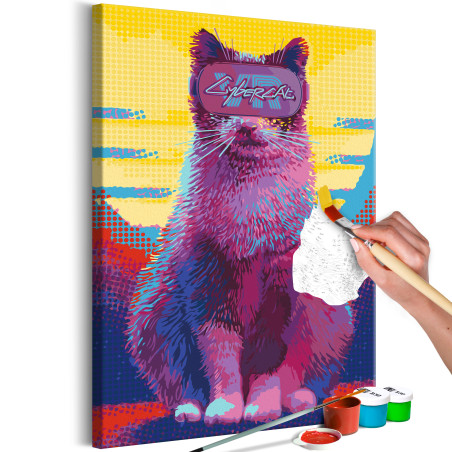 Pictatul pentru recreere Cybercat 40 x 60 cm-01