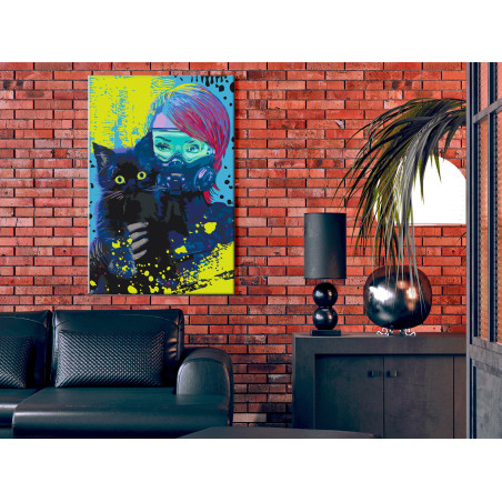 Pictatul pentru recreere Cyber-Kitten 40 x 60 cm-01