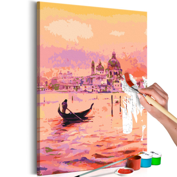 Pictatul pentru recreere Gondola in Venice